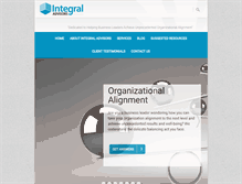 Tablet Screenshot of integraladvisors.com